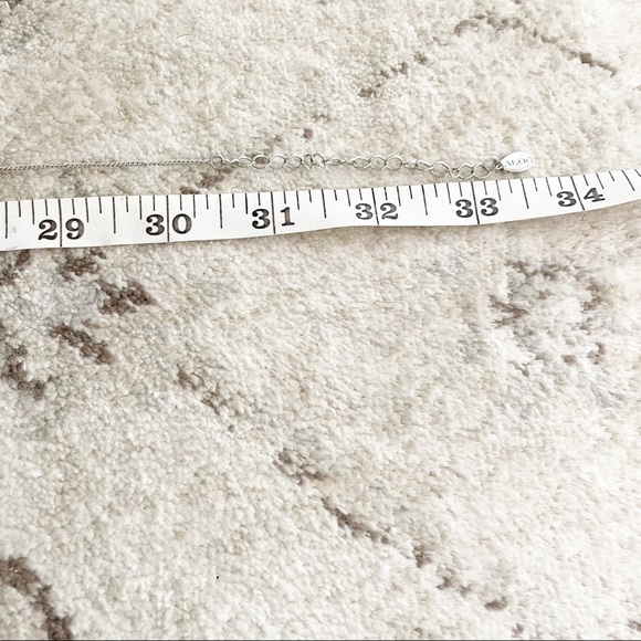 Aldo Silver Tone Long Chain Necklace - Picture 3 of 4